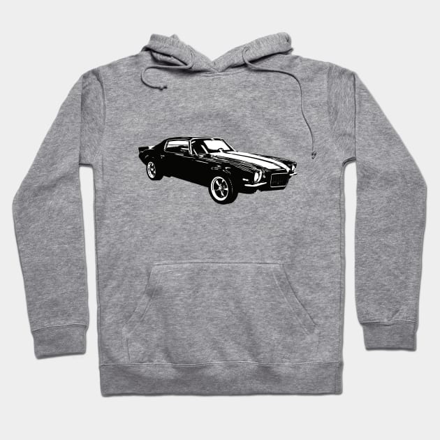 1970 Chevy Camaro Hoodie by GrizzlyVisionStudio